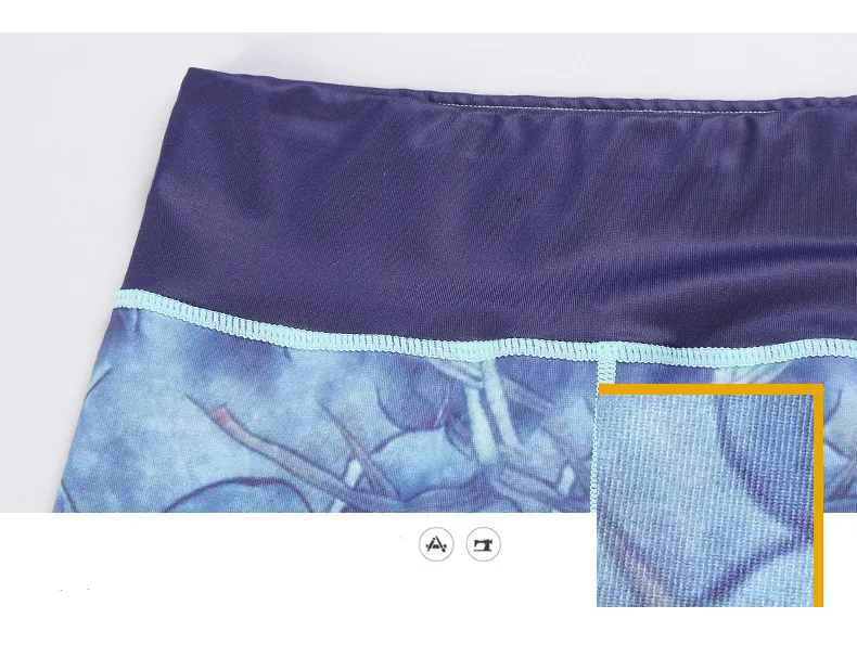 Высокая стрейч спортивные штаны для йоги женские Беговые легинсы для фитнеса тренажерный зал сексуальные брюки с цветочным принтом Беговая одежда