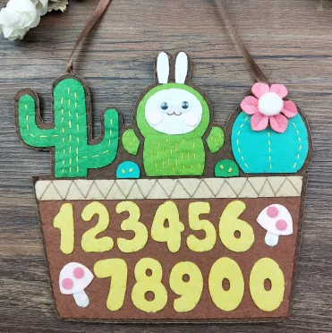 Temporary parking license Fabric Felt kit Non-woven cloth Craft DIY Sewing set Felt Handwork Material DIY needlework supplies