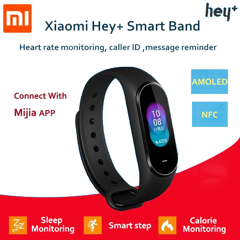 In Stock Xiaomi Hey Plus Smartband smart watch 0.95 Inch