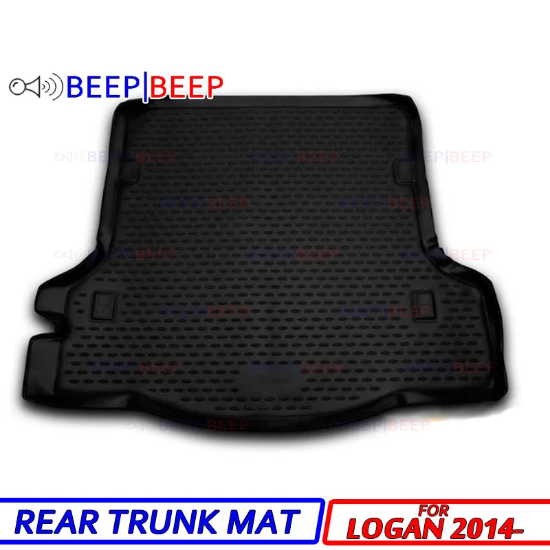 

For Renault | Dacia Logan 2014- car trunk liner boot cargo mat tray floor carpet boot cargo rear mat luggage car styling