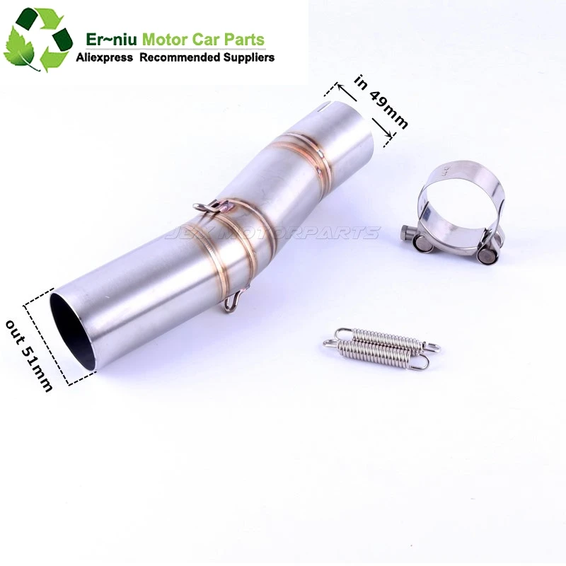 

GSXR 600 750 motorcycle exhaust coonecter middle pipe for suzuki GSXR600 GSXR750 K7 k6 k8 slip-on
