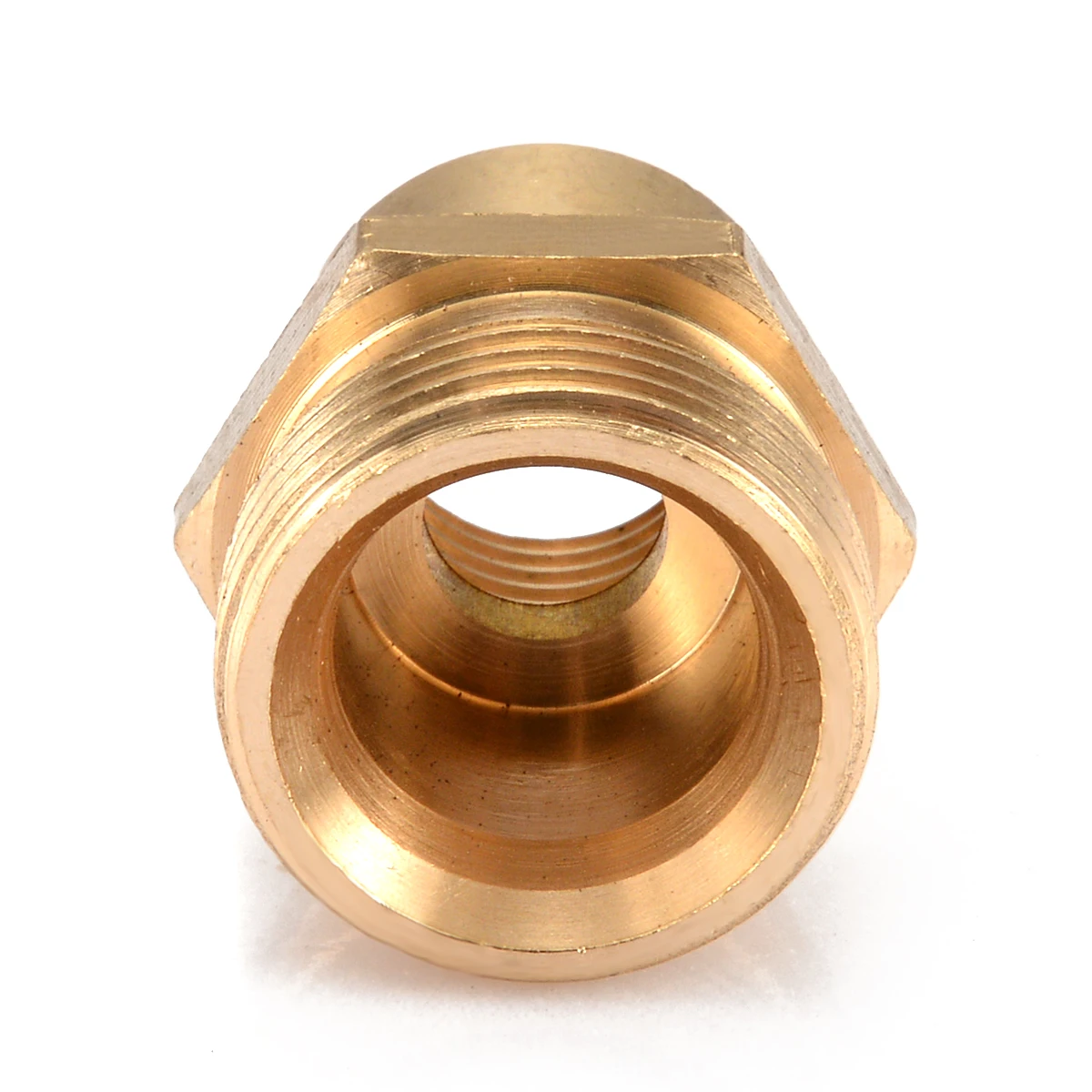 New Brass Joint Nozzle Copper Washer Snow Foam Lance Adapter Coupler 1/4 inch F - M22 for Spray Gun Fittings Water Tools
