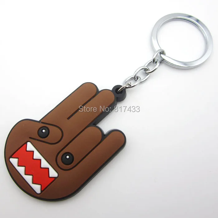 50 шт. мягкий резиновый JDM СТИЛЬ domo kun domokun наконечник стрелы брелок для ключей Флаг