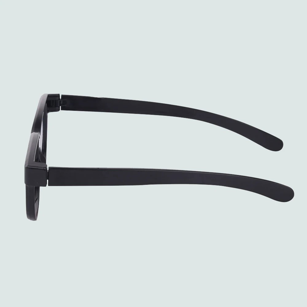 Red Blue 3D Glasses Projector Accessory Black frame Universal Passive lens Anaglyph Home Theater Movie Cinema