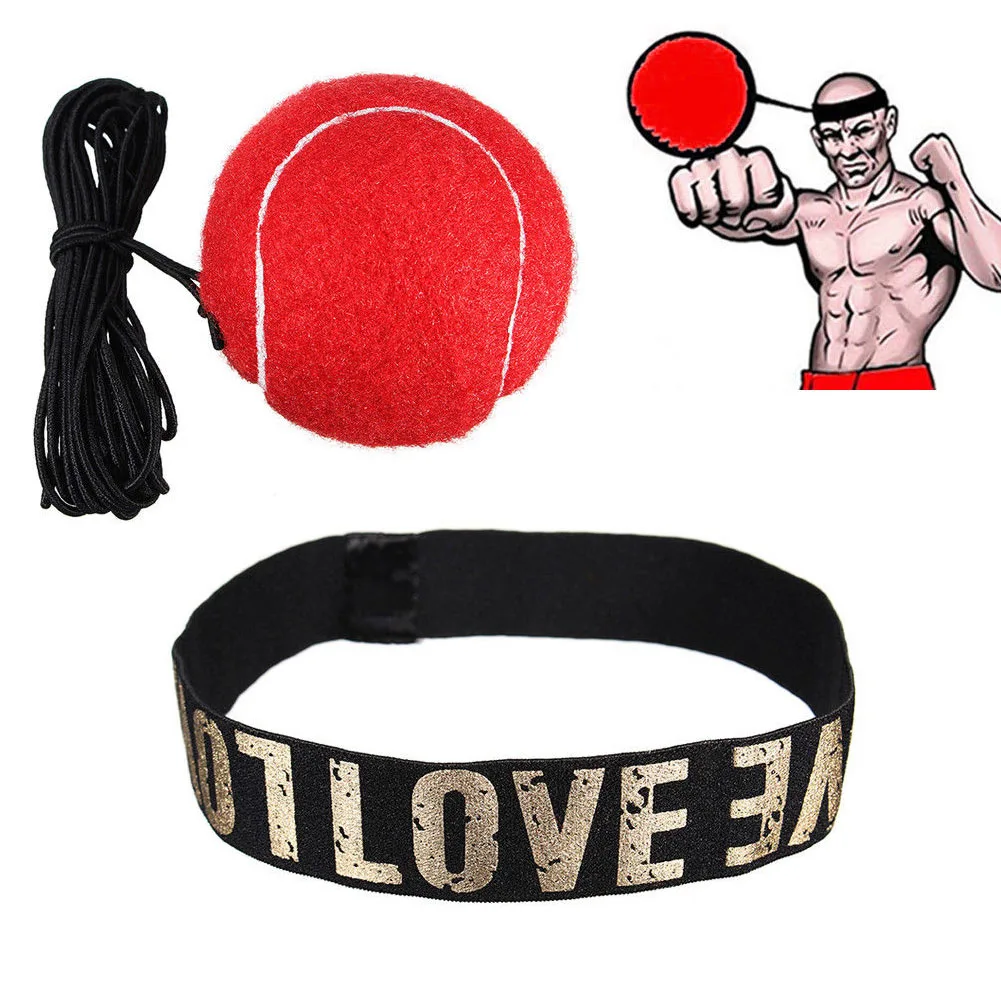 Fight Ball& Head Band For Reflex Reaction Speed Training Boxing Punch Exercise FK88