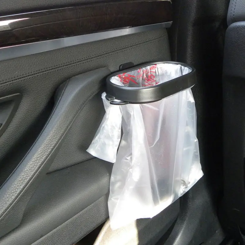Fashion Car Garbage Bag Rack Holder Sucker Trash Bag Hanger Removable