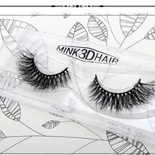 1 пара 3D норковые ресницы натуральный мех норки ручной работы натуральные длинные ресницы накладные ресницы из меха норки N03
