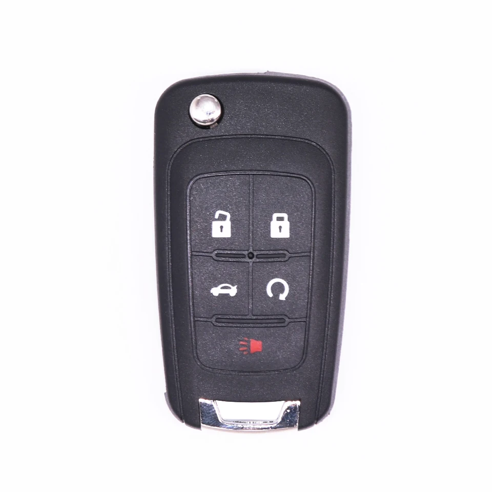 

Flip Folding Remote car Key Shell For Chevrolet Cruze Epica Lova Camaro Impala 5 Button HU100 Blade case fob