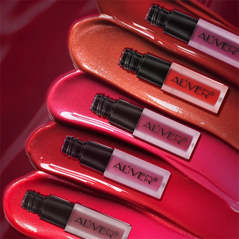 Dropshippin Long Lasting Velvet Lips Tint Liquid Lipstick Matte Beauty Cosmetics Sexy Nude Pigment Matte Lip Gloss Tattoo Makeup