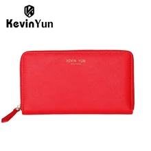 KEVIN YUN Designer Brand Women Wallets Long Split Leather Ladies Clutch Wallet Purse Fashion KEVIN YUN Designer Brand Women Wallets Long Split Leather Ladies Clutch Wallet Purse Fashion