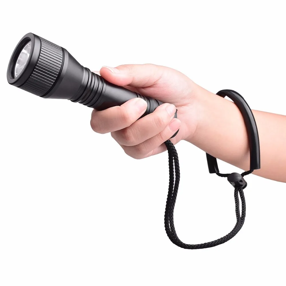 Фонарик для подводного плавания ORCA светодиодный XM L2(U4)|underwater torch light|torch lightdiving