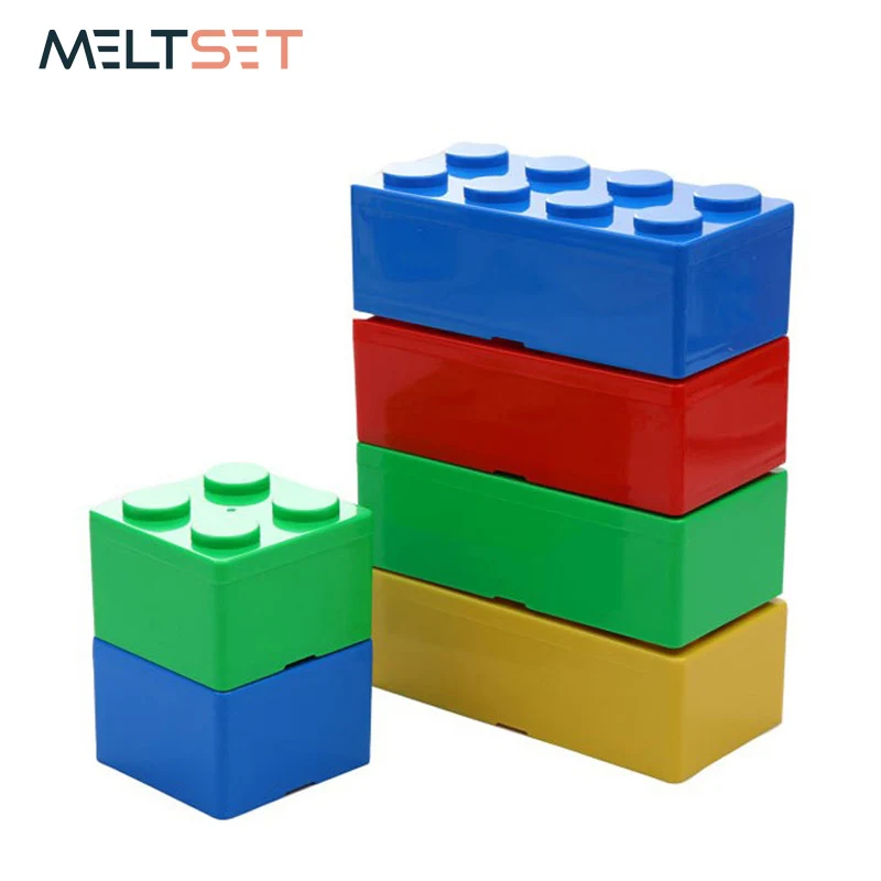 Toy Containers Kids Lego Building Block Organizer Storage Box Stackable  Plastic Transparent Books Stationary Sundries Holder