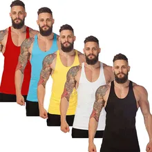 Мужская майка с круглым вырезом без рукавов для бодибилдинга, облегающая футболка, Мужская майка, жилет размера плюс M-XXL