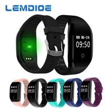 Lemdioe 608HR bluetooth сердечного ритма Смарт Браслет спортивные Фитнес трекер умный Браслет шаги расстояние, калории умный Браслет