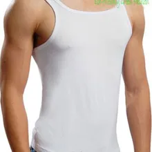 Специальное предложение NWT сексуальные мужские бамбуковые волокна без рукавов майки размер L XL