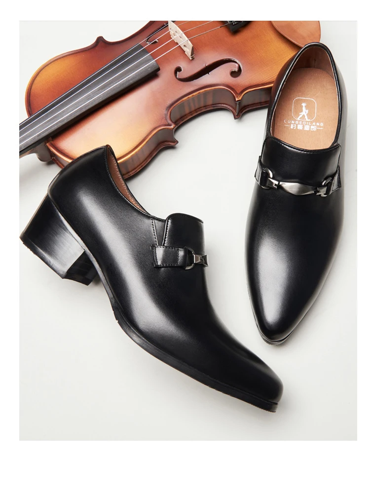 Мужская официальная обувь; мужские туфли-оксфорды из натуральной кожи; Цвет Черный; коллекция года; модельные туфли; свадебные кожаные туфли-лоферы