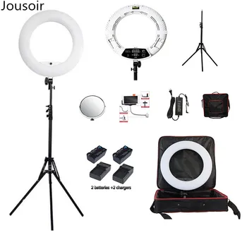 

FD-480II Yidoblo White LED Ring lamp Light Make up Lighting sefie ring lamp set + standing (2M)+ bag + batteries kit CD50