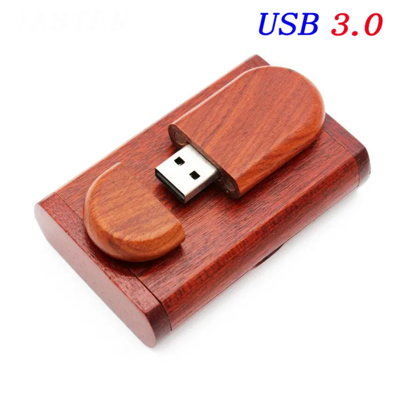 JASSTER USB 3,0(более 10 шт. бесплатный логотип) USB флеш-накопитель карта памяти+ упаковочная коробка pendrive 4 ГБ 8 ГБ 16 ГБ 32 ГБ фотография подарок - Цвет: rose  wood