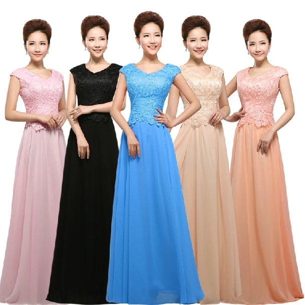 Popular Bridesmaid Dresses Color Black-Buy Cheap Bridesmaid ...