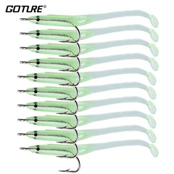 

Goture 20pcs/lot Luminous Soft Fishing Lure 6.8cm 1g Silicone Artificial Bait Grubs Cheap Fishing Lures China