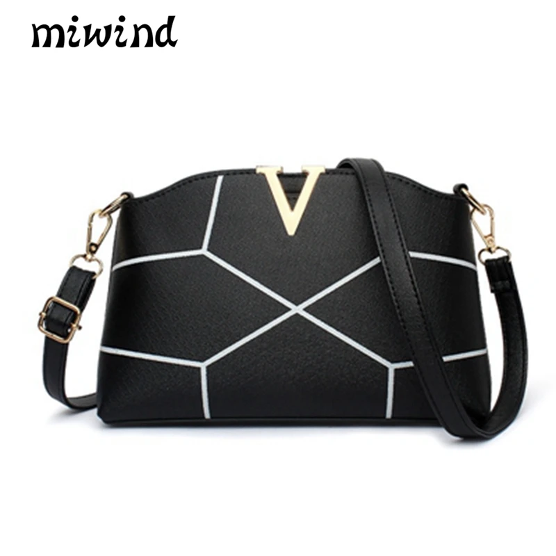 

MIWIND New Arrival Vintage Trapeze Tote Women Leather Handbags Ladies Party Shoulder Bags Fashion Top-Handle Bags