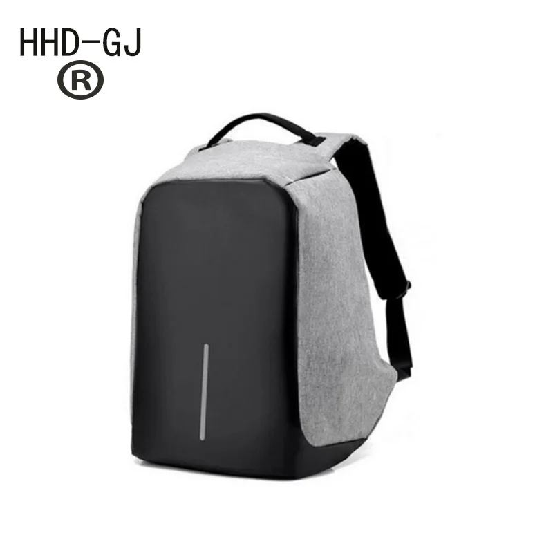 

HHD-GJ Functional External USB Charge Travel Backpacks Anti-theft Waterproof Large Capacity PVC Backpack with reflective tap