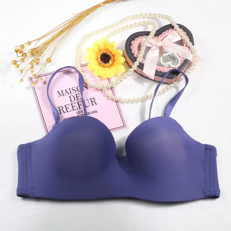 

2019 Sexy Bra Summer Top Super Push Up Half Cup Bra Seamless Underwear Bra Underwire Brar New Women Brassiere