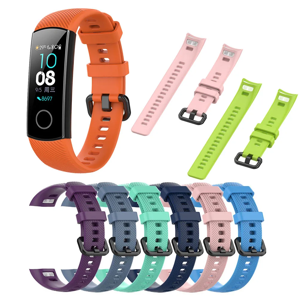 

sport silicone watch band For Huawei Honor 4 smart watch wristband Replacement Belt soft fashion strap Bracelet Fitness band