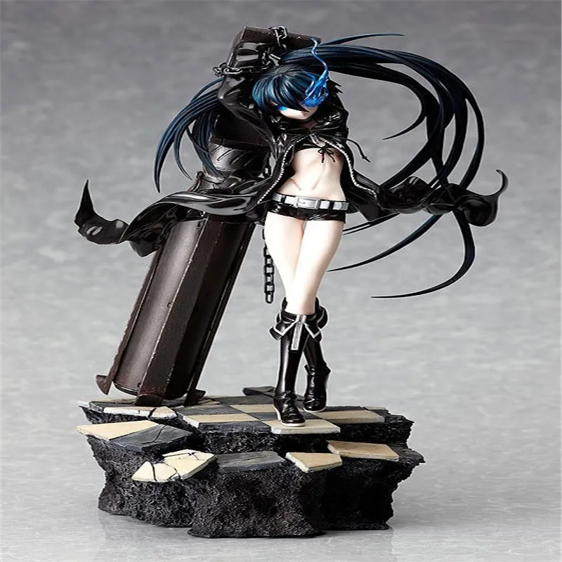 

26cm Dark Miku PVC Anime Sexy Figures Black Rock Shooter Action Figure Collectible Model Packin IN Box D47
