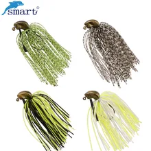 5Pcs Mixed Colour Silicone Jig Head Skirt Beard Fishing Lures Fly Rubber Swim Bass Hook Bait Isca Artificial Para Pesca Leurres