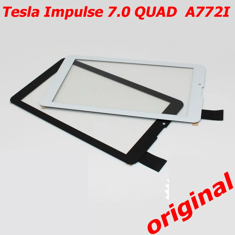 

Free Shipping Touch Screen for Tesla Impulse 7.0 Quad A772I Touchscreen External Panel Glass Sensor 7.0" Replacement