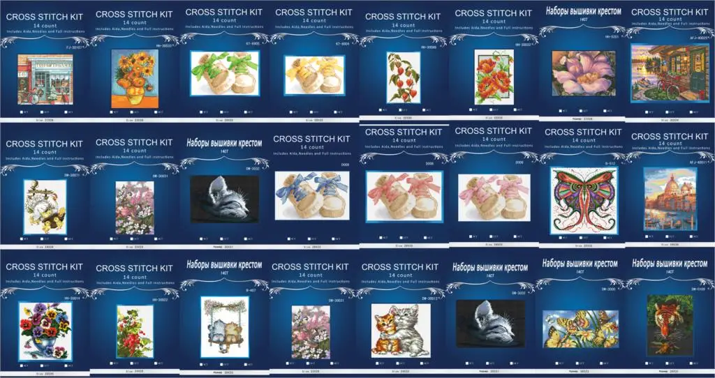 

Top Quality Beautiful Lovely Counted Cross Stitch Kit Morning Lake Village Boat Vessel House Cottage dim 65091