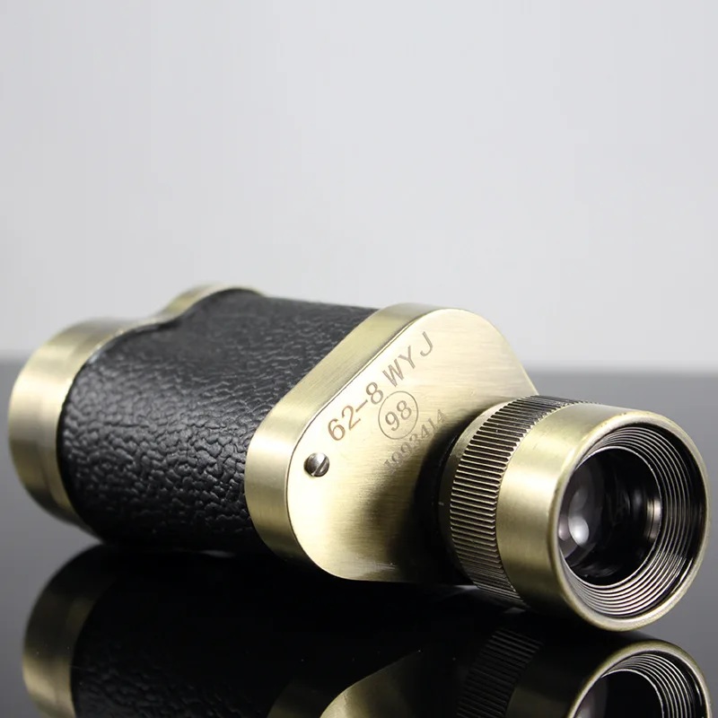 

62 Type Monocular Binoculars Copper Hunting Single Cylinder High Power HD Non-infrared Night Vision Handheld Telescop 8X30