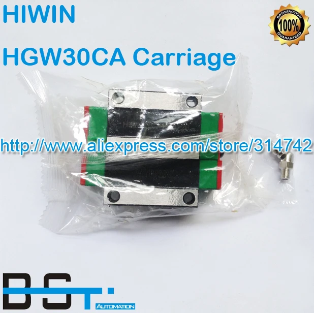 Новая Оригинальная линейная рельсовая каретка HIWIN HGW30CA # подходит к направляющей