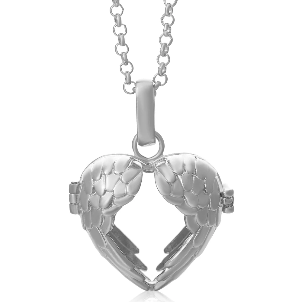 8 видов стилей Мехико Chime Музыка Ангел мяч звонящий ожерелье с медальоном для ароматерапии эфирное масло беременных Ожерелье Женщины VA-001 - Окраска металла: va-001-a