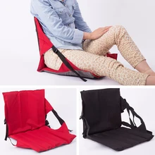 Складной открытый надувной подушки надувное кресло со спинкой Портативный Высокое качество Оксфорд ткань Регулируемый складной сиденье-4