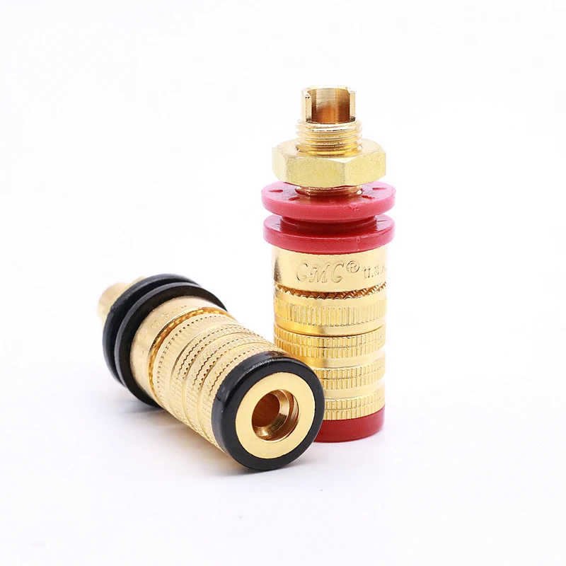 

2pieces CMC-838-S-GU High End Performance Gold Plated Binding posts