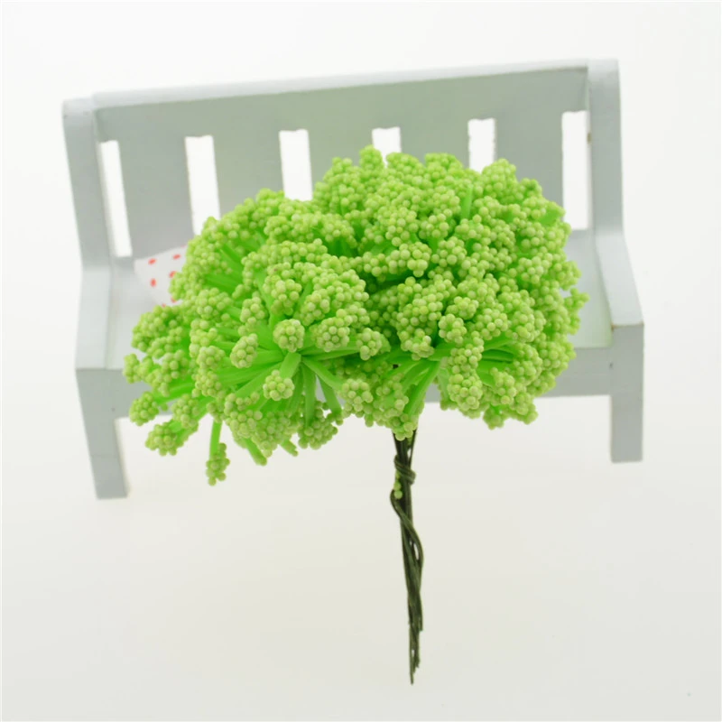 12pcs Foam Baby's breath Artificial Flower For Wedding Home Party Decoration DIY Scrapbooking Decorative Wreath Fake Flower 12pcs Foam Baby's breath Artificial Flower For Wedding Home Party Decoration DIY Scrapbooking Decorative Wreath Fake Flower