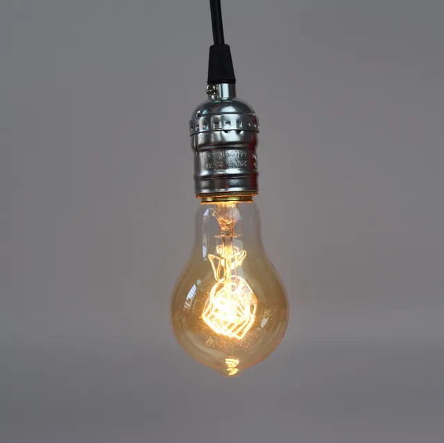 Aluminum Vintage Lamp Base E27 110V/220V Lamp Holder Pendant Light With Switch/No SwitchScrew Socket 3 Colors Bed Room lamps 3