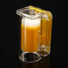 1 шт. пчелиная матка, маркировочный Ловец, пластиковый, с одной рукой, маркер для бутылки, оборудование для пчеловодства, чашка для клетки, Плунжер, плюшевый инструмент для пчеловодства