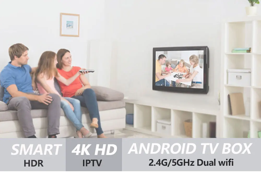 H96 MAX H2 Android 7,1 4g 64g Декодер каналов кабельного телевидения 4 k Ultra HD H.265 Смарт ТВ-бокс с USB 3,0 двойной Wifi 2,4/5,0g медиаплеер PK x96 мини