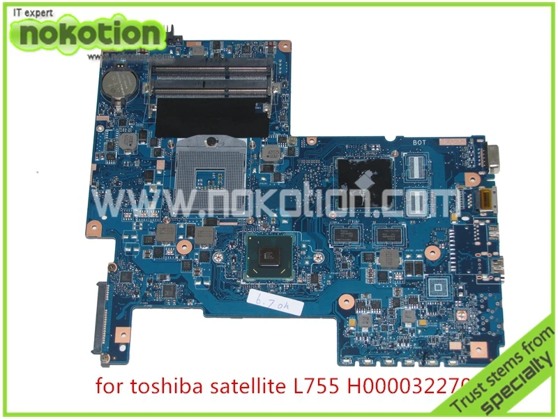 H000032270 материнская плата для ноутбука toshiba Satellite L775 S7105 REV 2 1 PN 08N1 0NA1J00 Intel HM65 DDR3