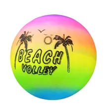 Noverty летний пляжный мяч надувной бассейн плавательный резиновый Радужный пляжный волейбол игра для сада Чистая Детская игрушка