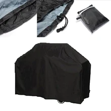 Behokic 190T Polyester Taffeta BBQ Grill Cover Waterproof Dustproof Rainproof Anti-UV Barbecue Protective Accessories