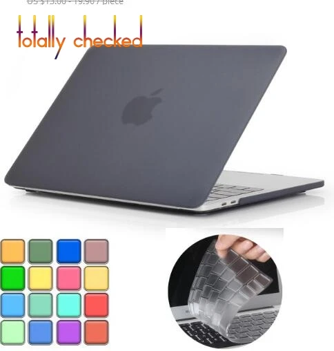 

2in1 Crystal Clear Hard Case For Apple macbook Air Pro Retina 11 12 13 15 laptop Bag Shell For Mac book 13.3 A1706 A1707 A1708