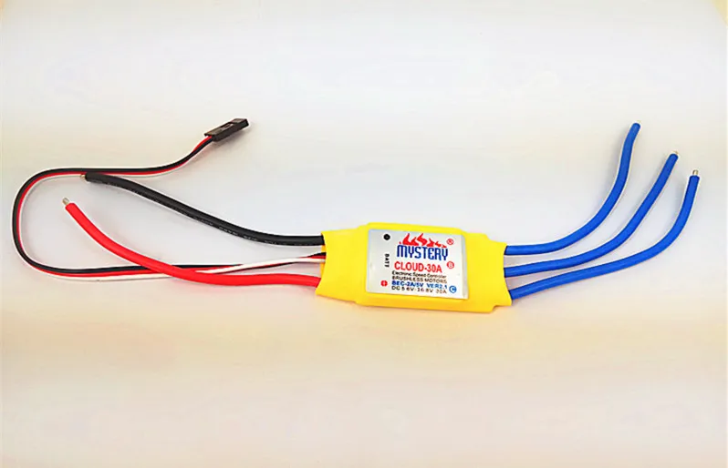 

Mystery 2-3S 30A Brushless Speed Controller ESC for Brushless Motor RC Helicopter Airplane Quadcopter