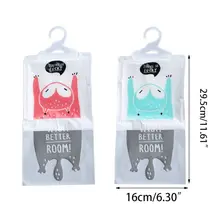 1 упаковка милый мультяшный мешок с влагопоглотителем кухонный шкаф для ванной комнаты подвесной гигроскопический анти-плесень дезодорирующий влагостойкий осушитель