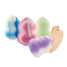 Влажная и сухая пуховка для нанесения основы под макияж Гладкая мягкая пуховка для макияжа Капля воды в форме тыквы для макияжа инструменты для красоты