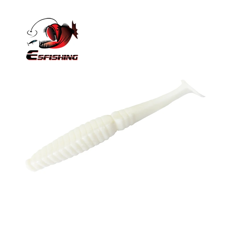 Señuelos de Pesca de trucha Pesca 6 unids piezas cebo de silicona señuelos cebo suave 10 cm/7,2G Stagger Shad 4 \