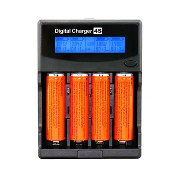 

Test battery capacity LCD 3.7V/1.2V AA/AAA 18650/26650/16340/14500/10440/18500 Battery Charger with screen+12V2A adapter 5V1A